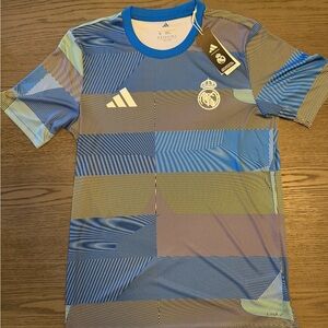 Adidas Real Madrid Striped Blue Jersey